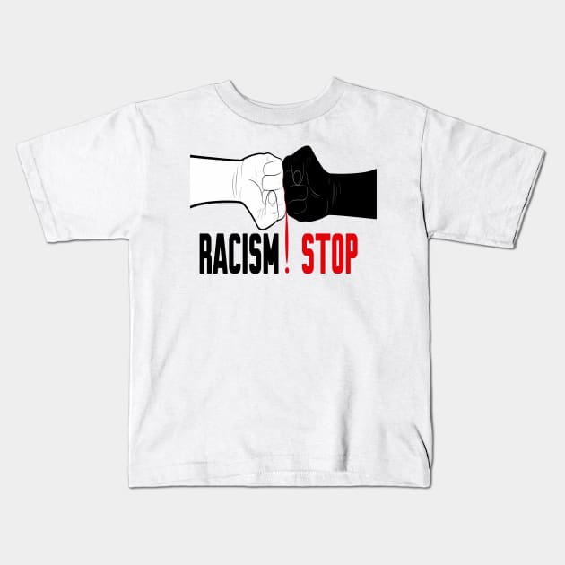 Make racism wrong again Kids T-Shirt by Work Memes